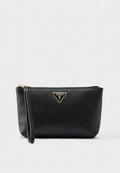 Guess LAUREL II WRISTLET POUCH - Clutch - black