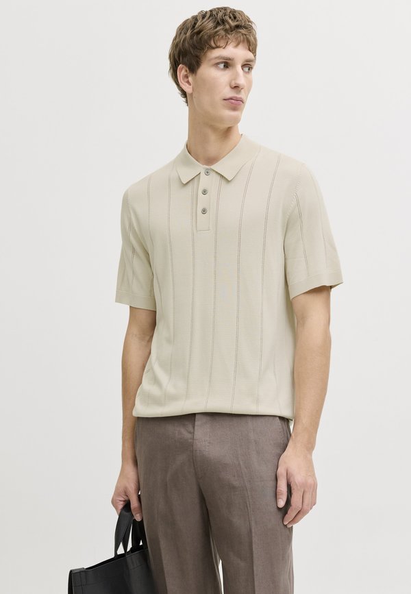Jack & Jones Knitted Knitted - Polo shirt - ancient scroll