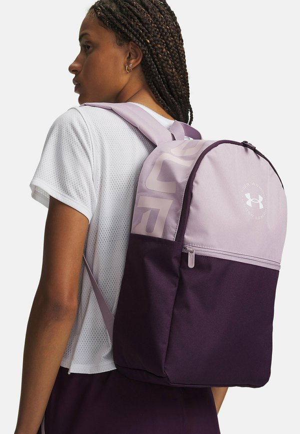 Under Armour ESSENTIAL PRINTED - Rucksack - mauve pink