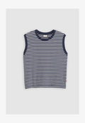 Levi's® BOXY - Top - emmi stripe peacoat egret slub