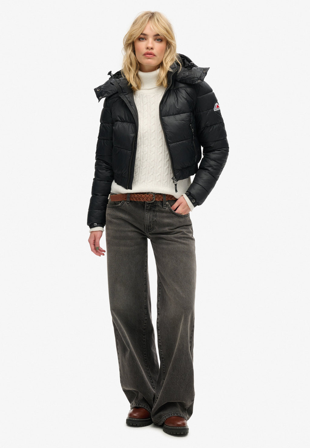 Superdry & Co CROP HOODED FUJI
