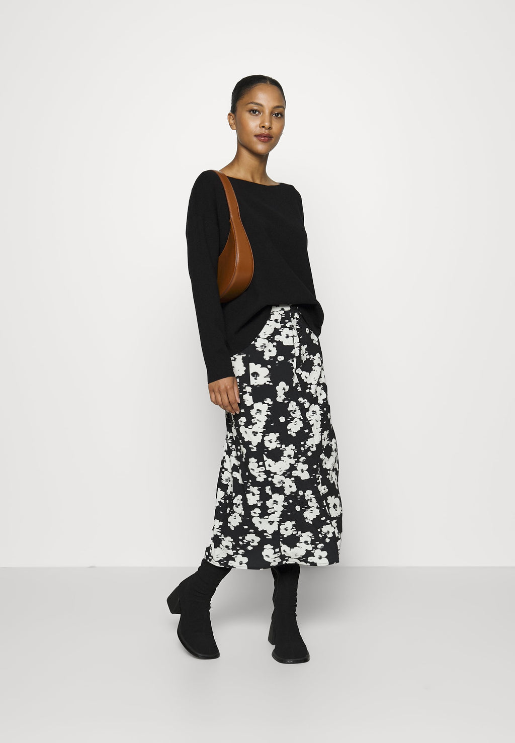 Pieces Petite PCJOSEPHINE MIDI SLIT SKIRT