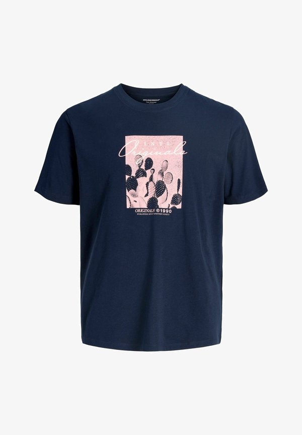 Jack & Jones Printed - Print T-shirt - navy blazer