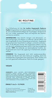 Augenpads Hydrogel Hyaluron Multipack (6 Paare) BE ROUTINE