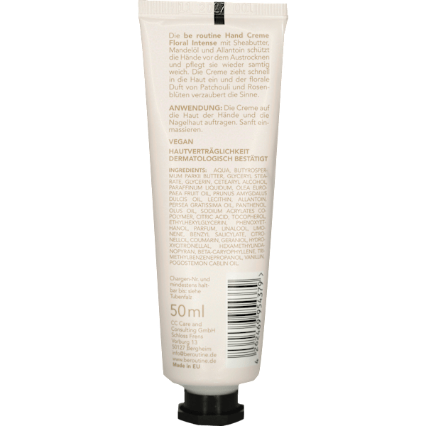 Handcreme Floral Intense BE ROUTINE