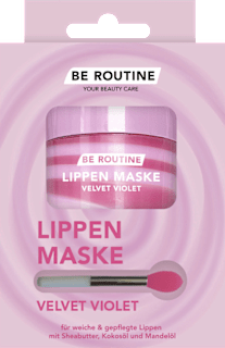 Lippenpflege Lippenmaske Velvet Violet BE ROUTINE