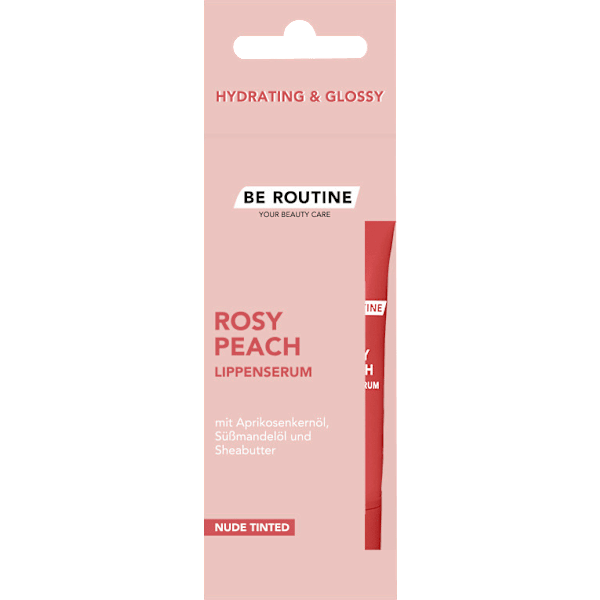 Lippenserum Rosy Peach Hydrating & Glossy BE ROUTINE