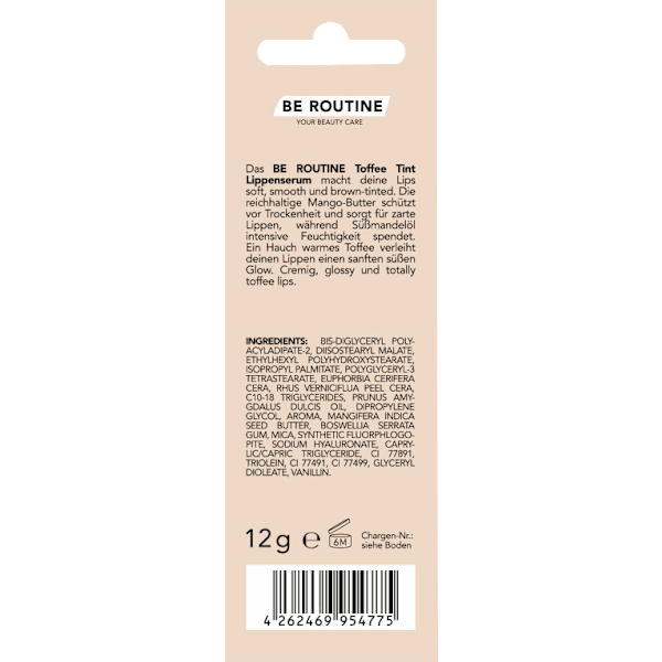 Lippenserum Toffee Tint Hydrating & Glossy BE ROUTINE
