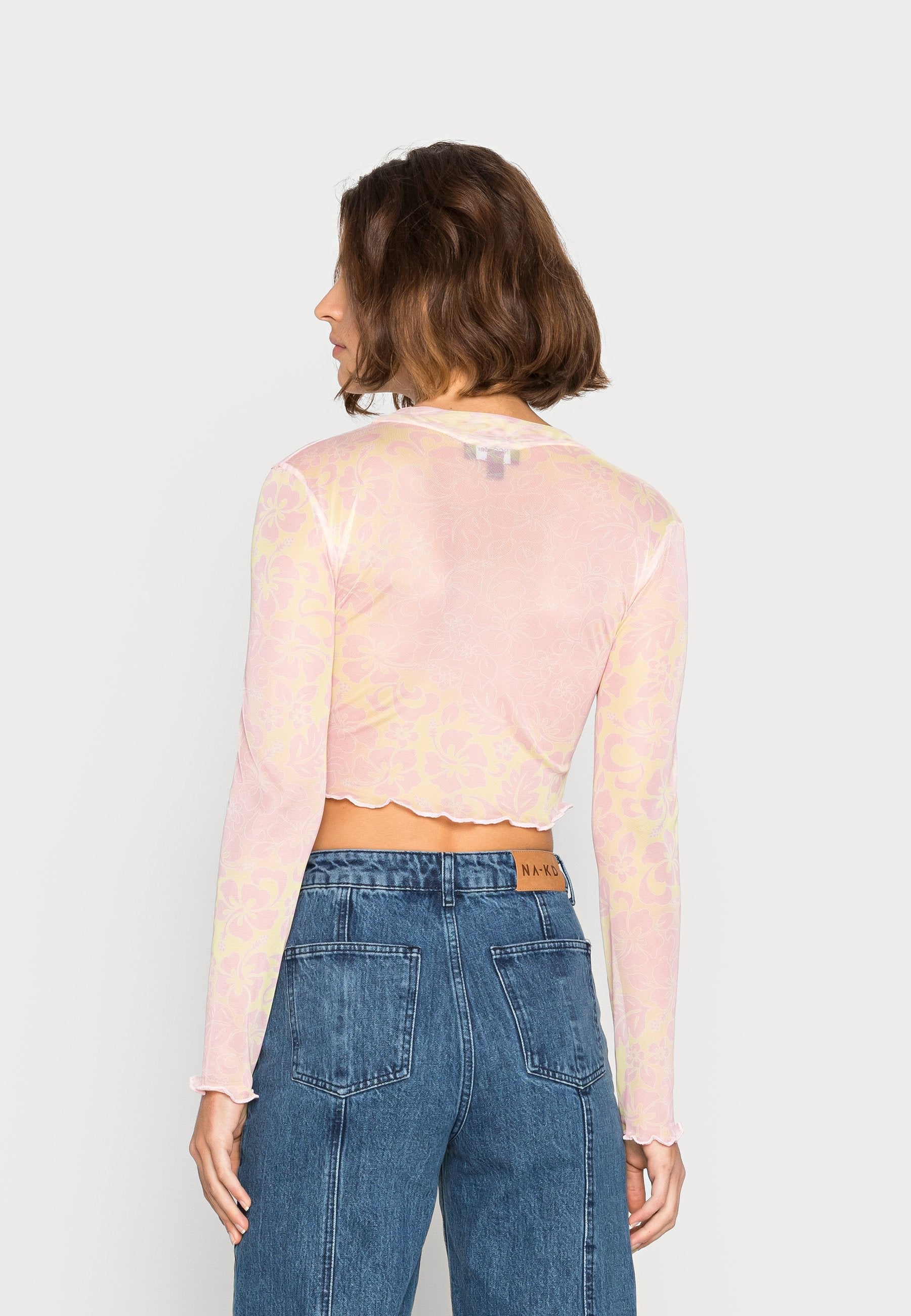 NEW girl ORDER HIBISCUS FLOWER LONG SLEEVE