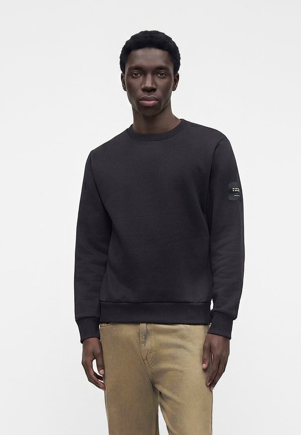 Jack & Jones JJCLEVELAND CREW NECK - Sweatshirt - black