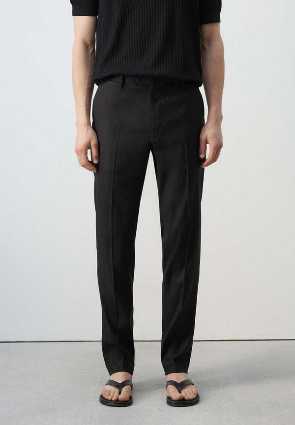 Mango ADULT - Trousers - black