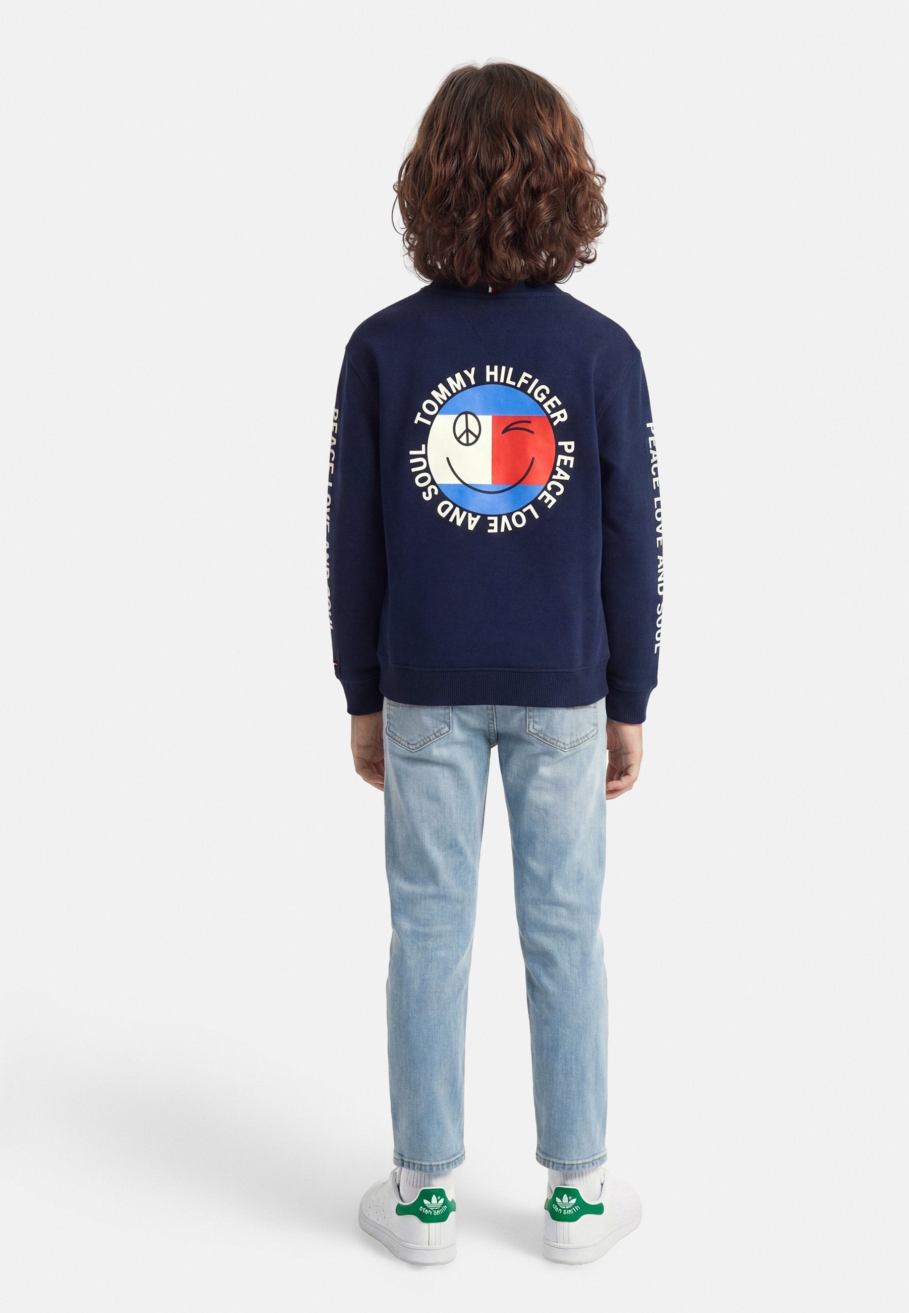 ADAPTIVE SMILEY FLAG LOGO TERRY SWEATSHIRT Media 3