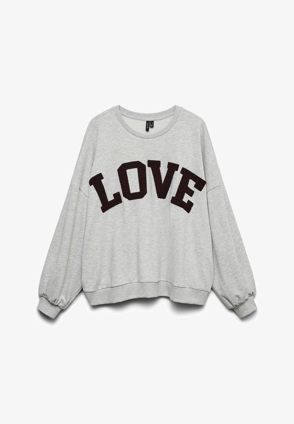 Vero Moda Sweats VMCIAOBELLA Sweat - Sweatshirt - light grey melange