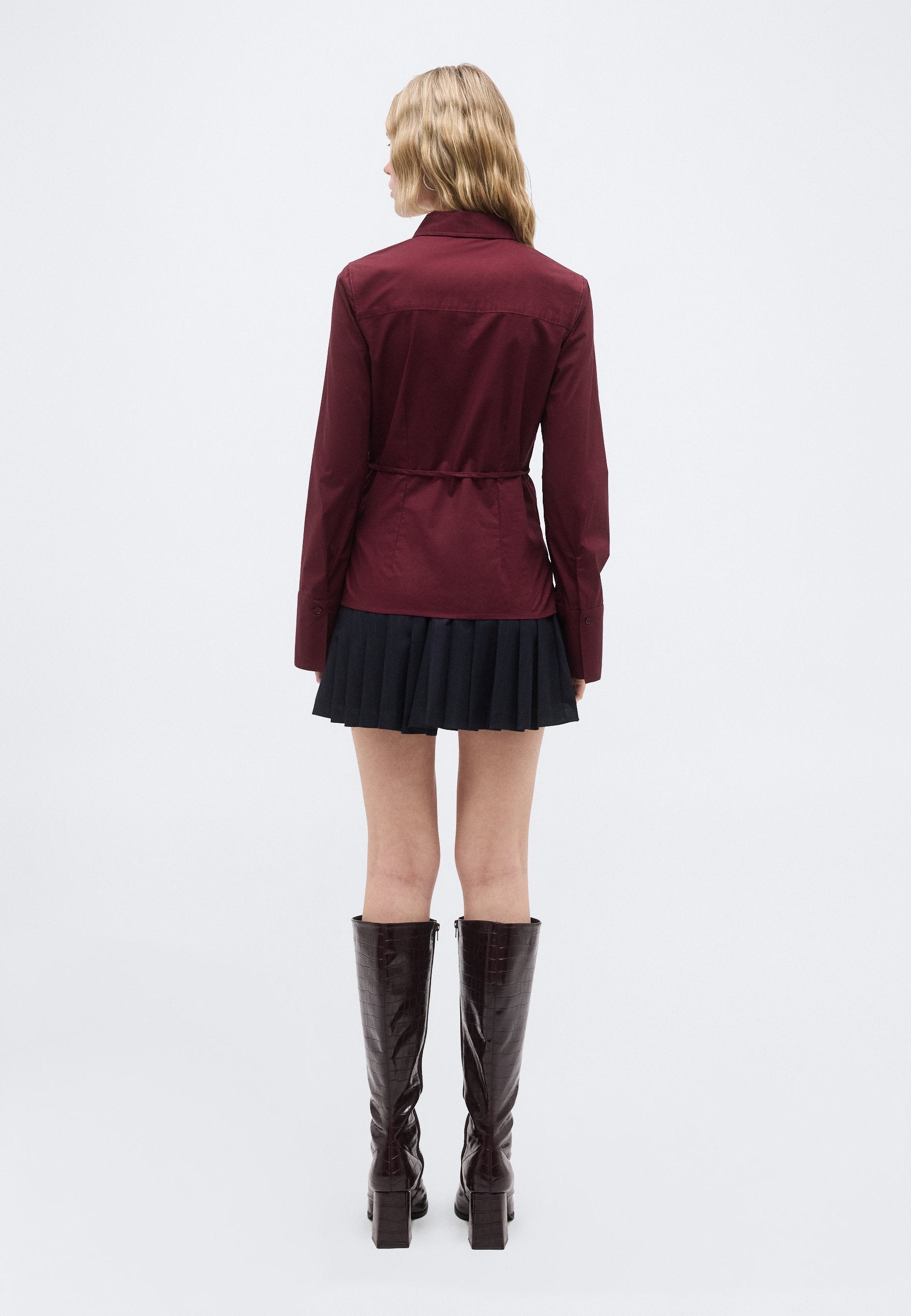 Gina Tricot SHAPED TIE BLOUSE
