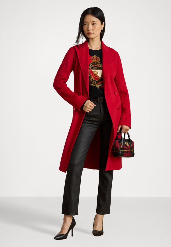 Lauren Ralph Lauren COATED HIGH-RISE STRAIGHT ANKLE JEAN
