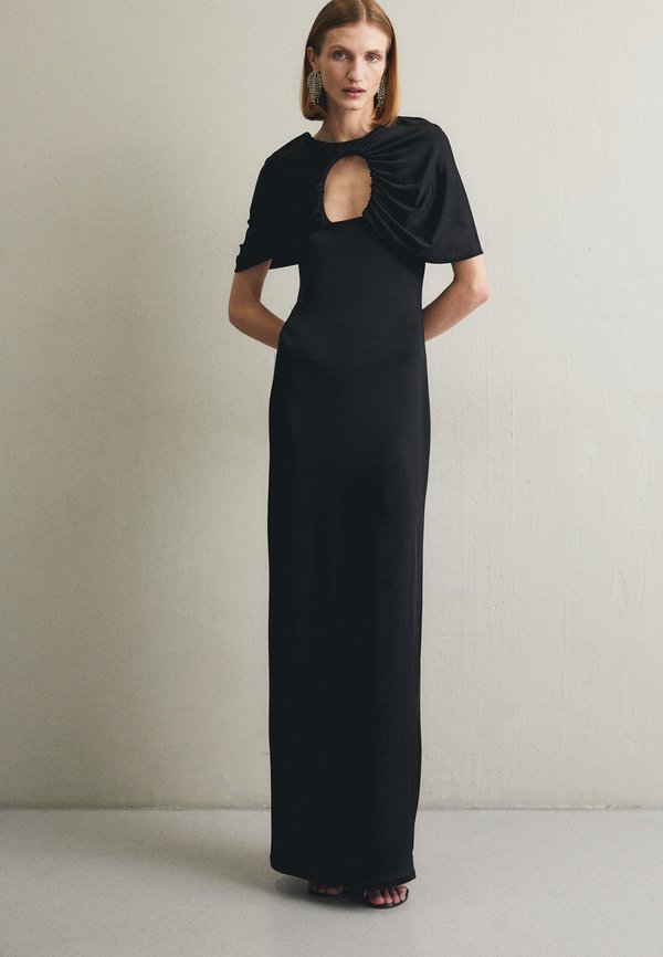 Et Ochs RUCHED CAPELET GOWN