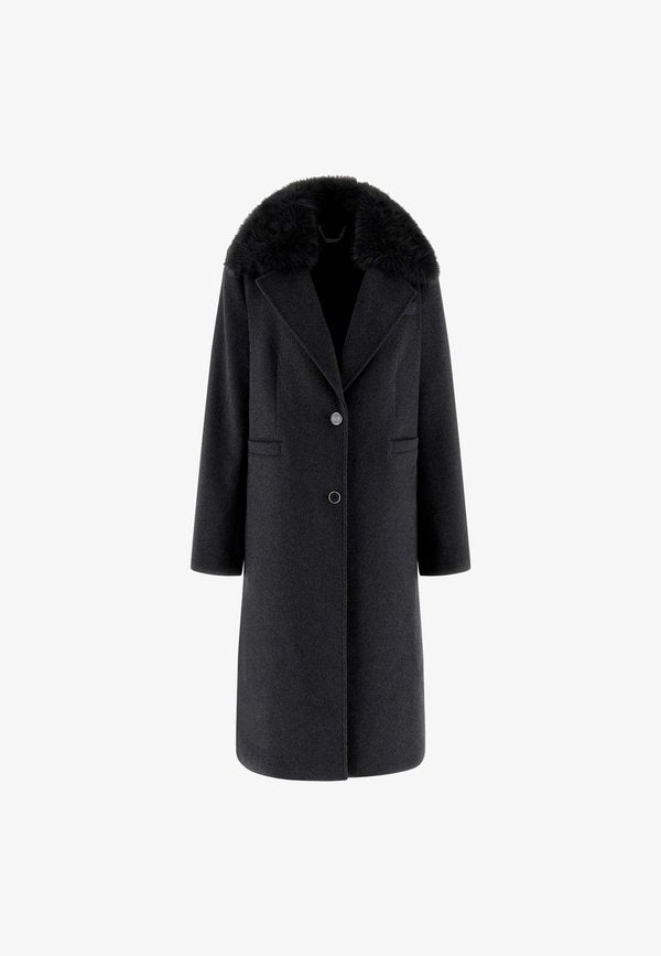 Guess Classic coat - dunkelgrau