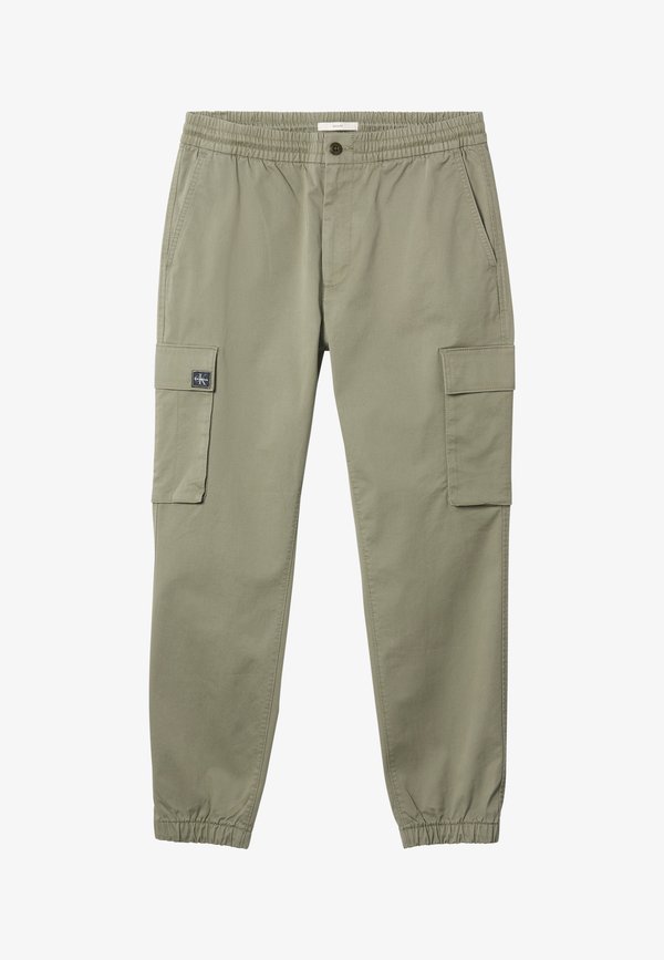 Calvin Klein Jeans COMFORT  - Cargo trousers - deep lichen green