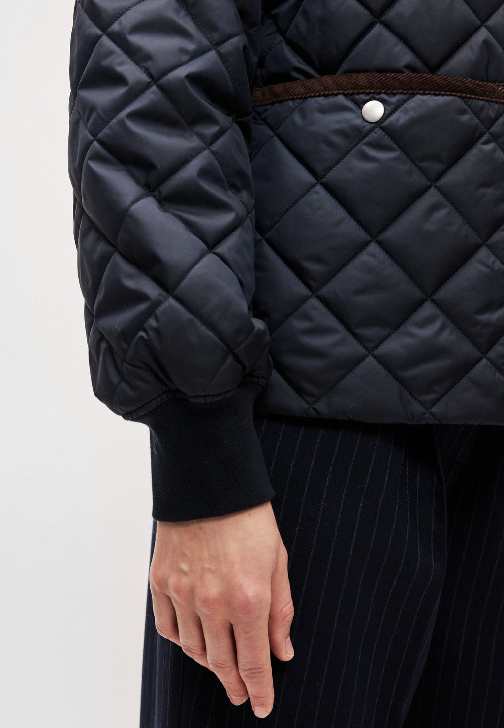 Marc O'Polo JACKET QUILTED, COLLARLESS PATCHED POCKETS