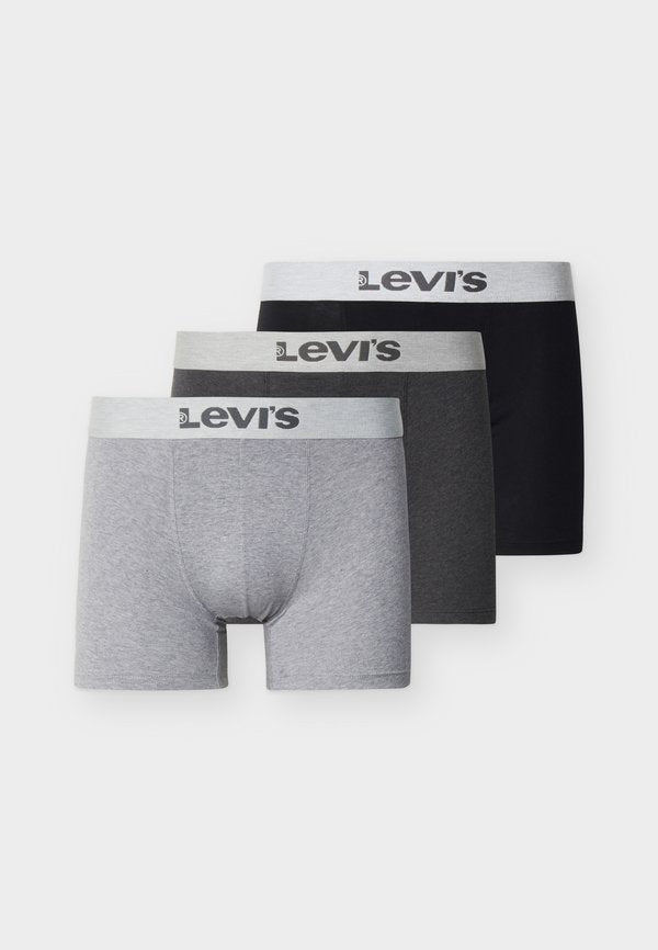 Levi's® MEN BRIEF 3 PACK - Boxer briefs - mid grey melange