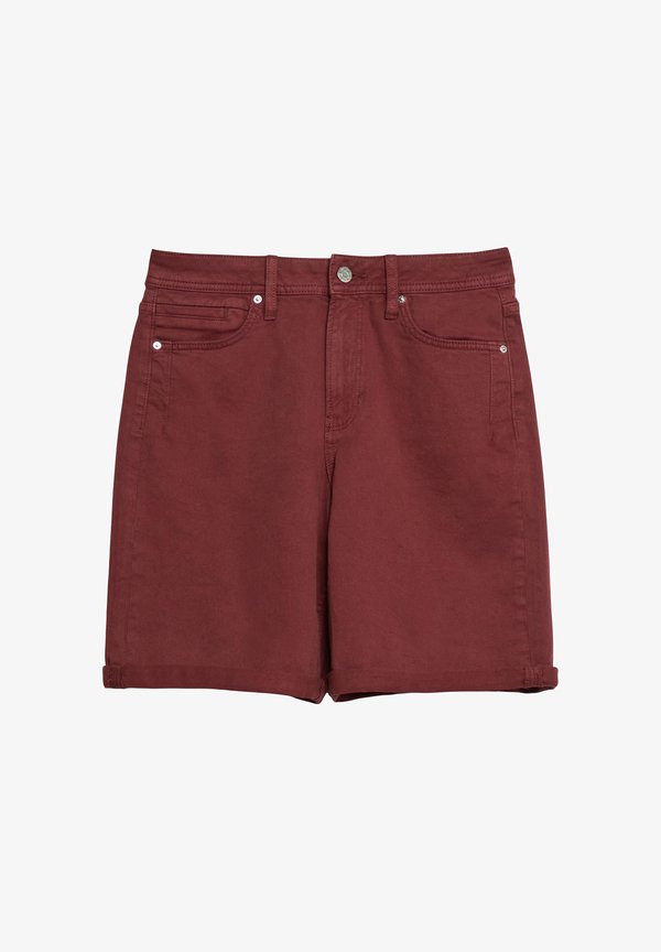 s.Oliver JEANS-BERMUDA SURI - Denim shorts - bordeaux
