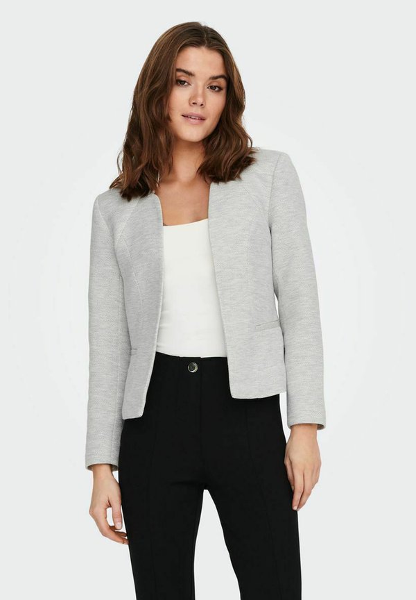 ONLY ONLADDY LINEA - Blazer - light grey melange