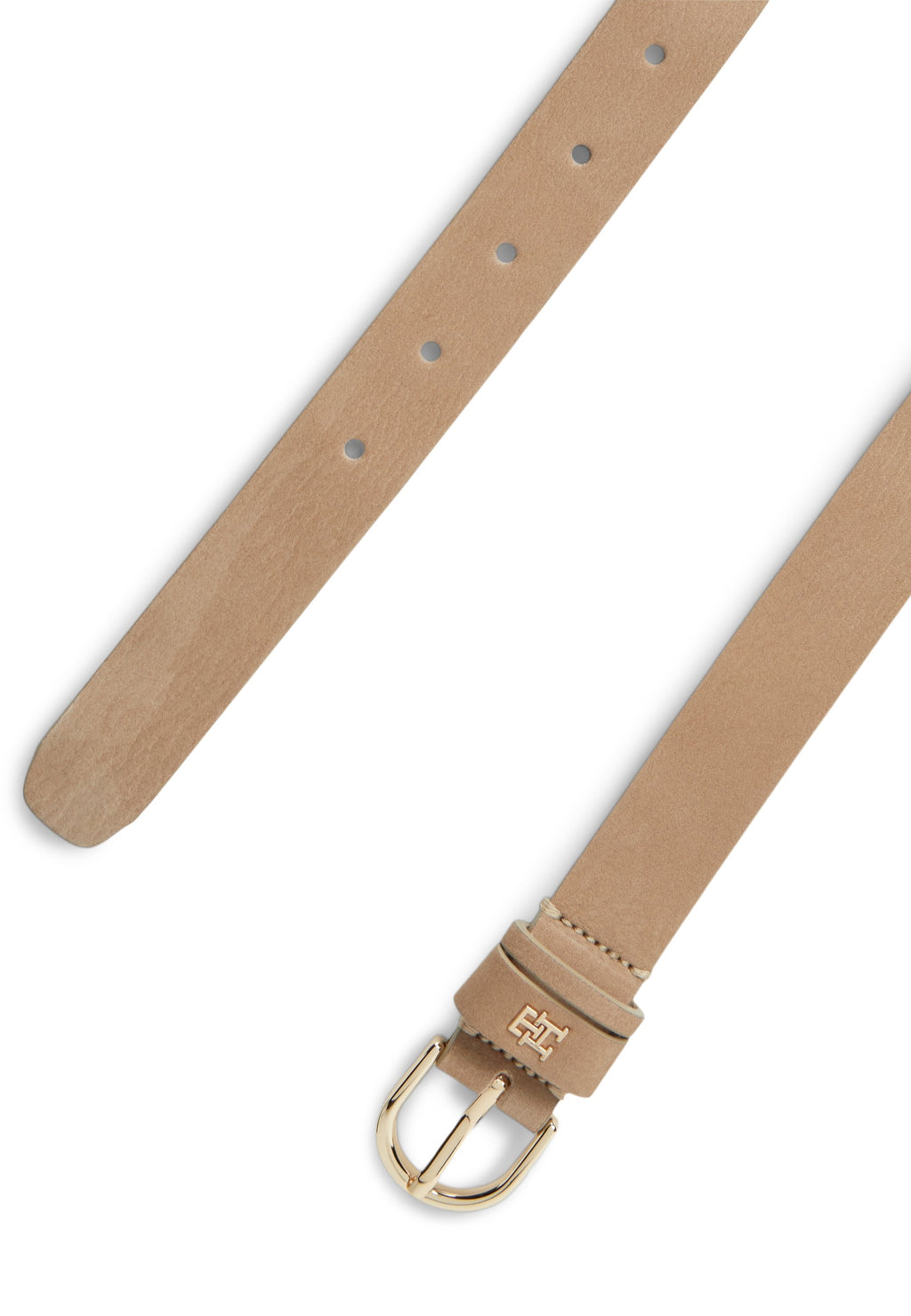 ESSENTIAL ROUNDED BUCKLE LEATHER BELT Media 3