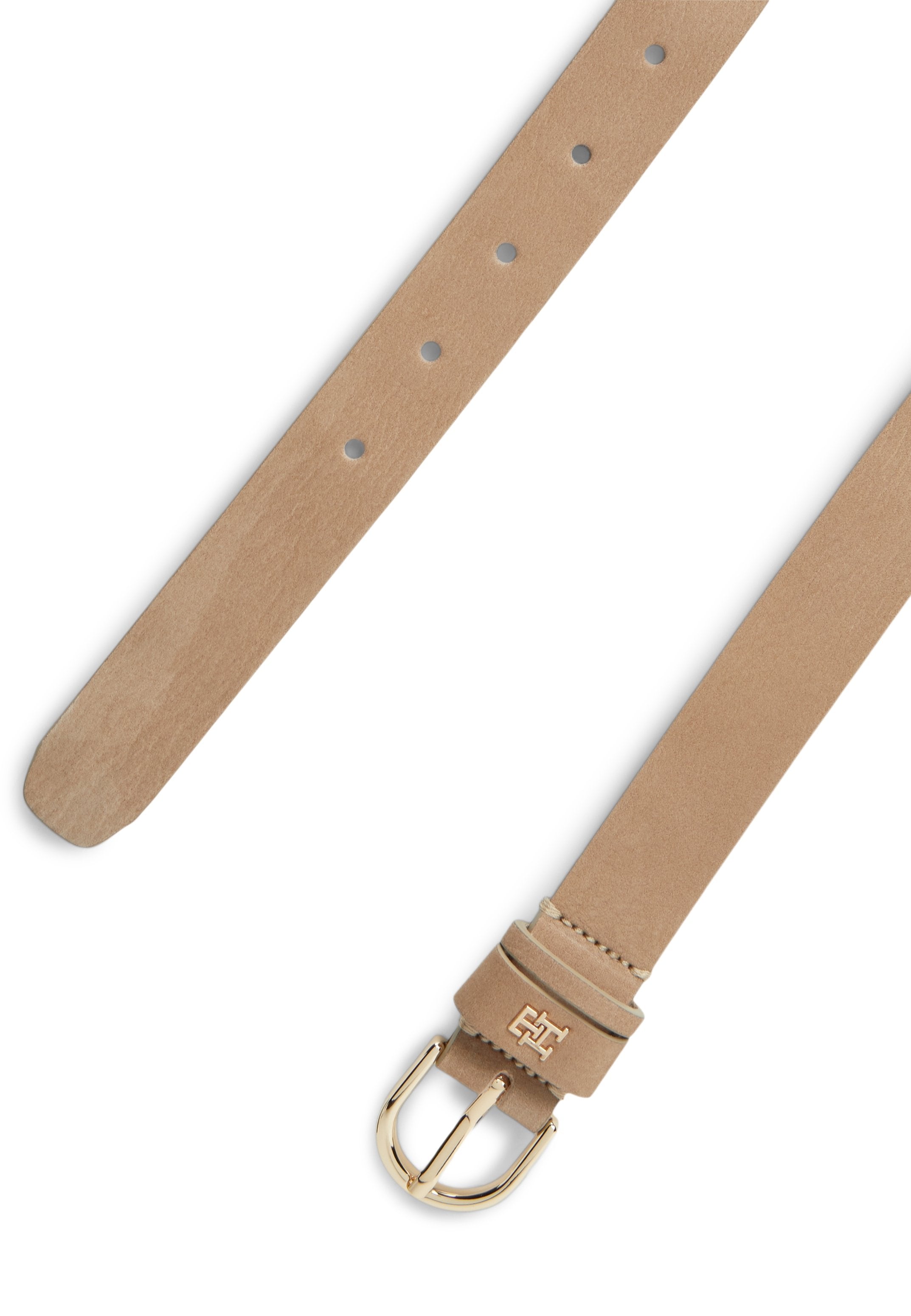 ESSENTIAL ROUNDED BUCKLE LEATHER BELT Media 3