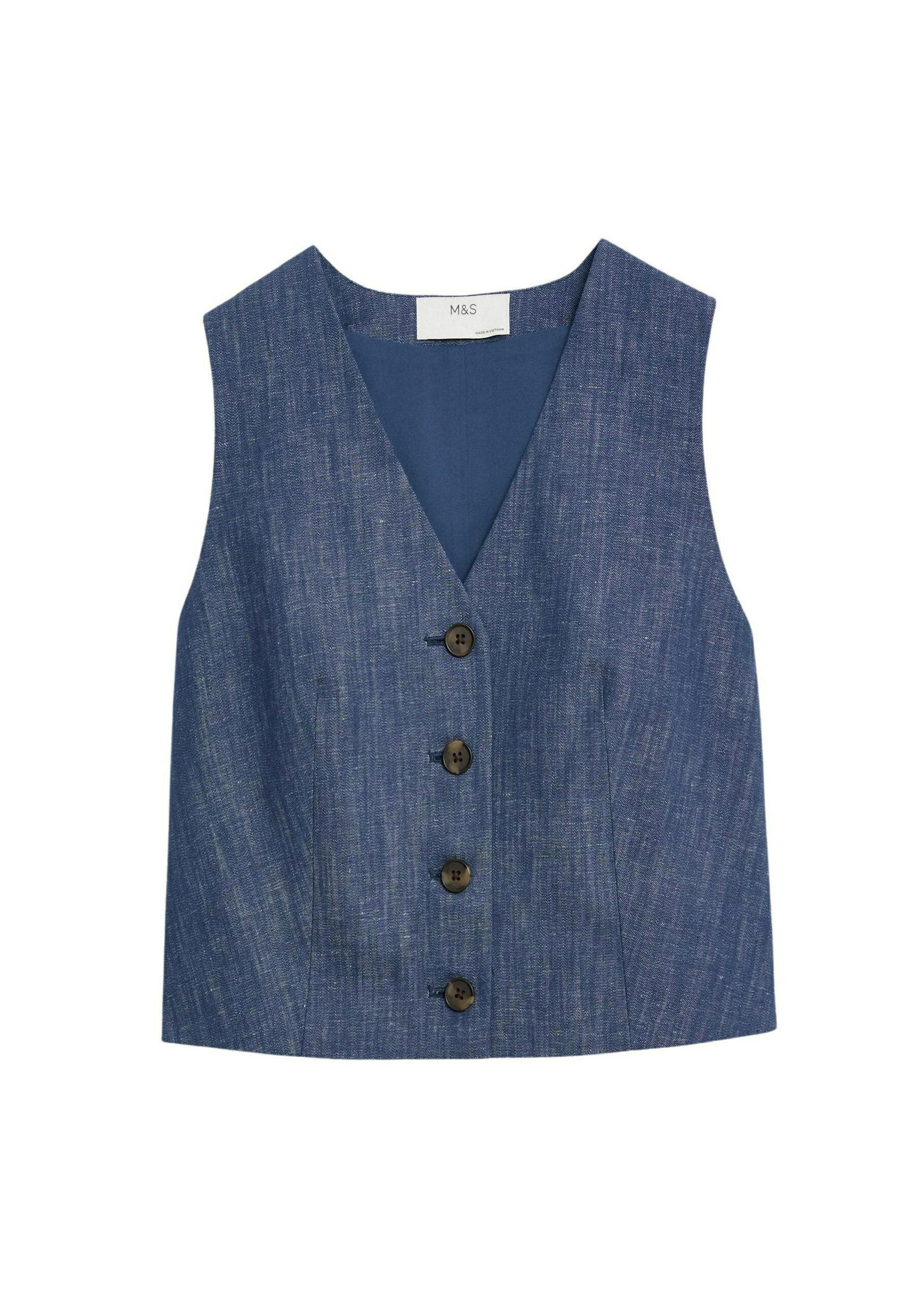 Marks & Spencer COTTON RICH SINGLE BREASTED
