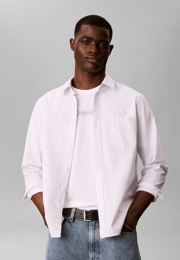 Calvin Klein UNISEX - Print T-shirt - bright white