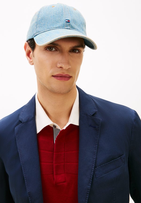 Tommy Hilfiger CORPORATE DENIM LOGO EMBROIDERY BASEBALL CAP - Cap - denim light