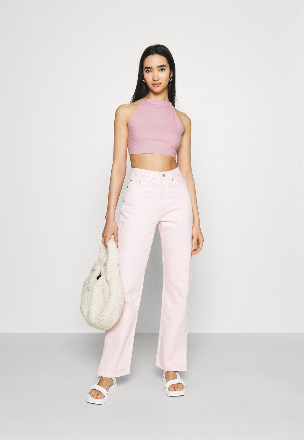 Hollister Co. OPEN BACK WRAP HALTER