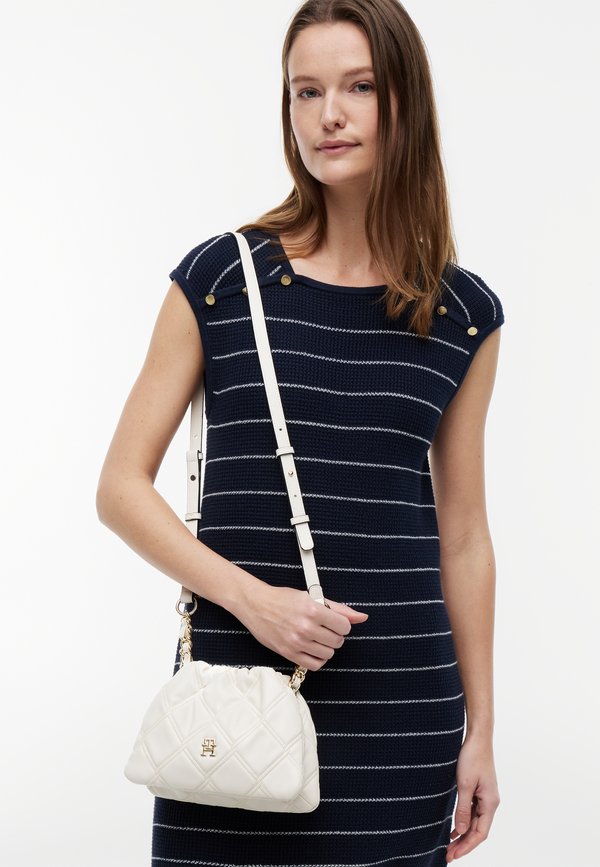 Tommy Hilfiger FEMININE MINI - Cross body bag - soft cream