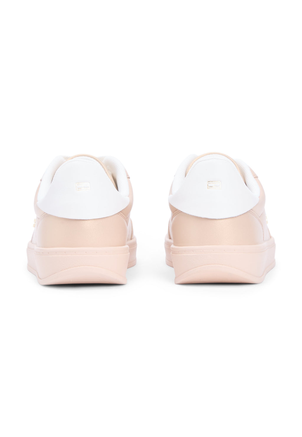 TH MONOGRAM METALLIC TRAINERS WITH LEATHER Media 3