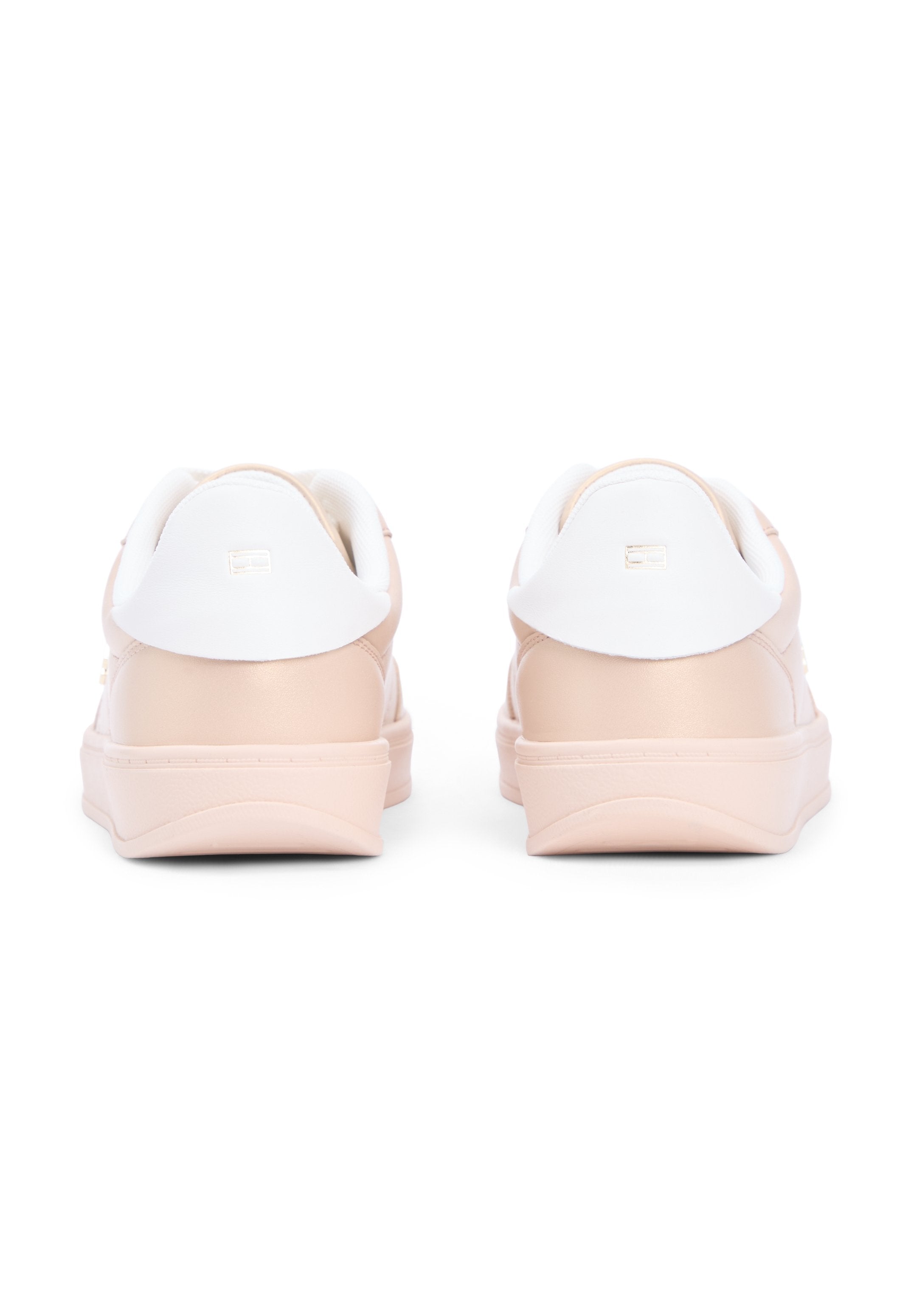 TH MONOGRAM METALLIC TRAINERS WITH LEATHER Media 3