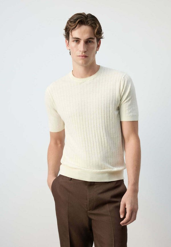 Mango ADULT - Basic T-shirt - off-white