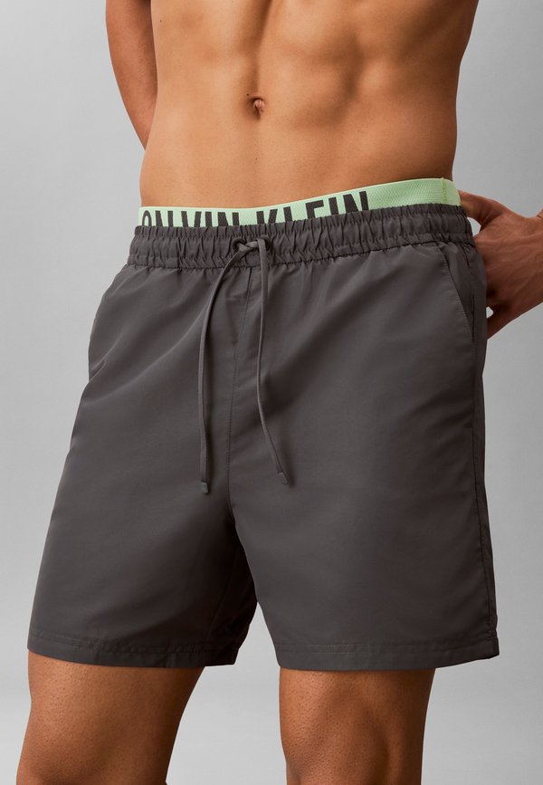 Calvin Klein Swimwear MEDIUM DRAWSTRING BOXER INTENSE POWER - Swimming shorts - turbulence