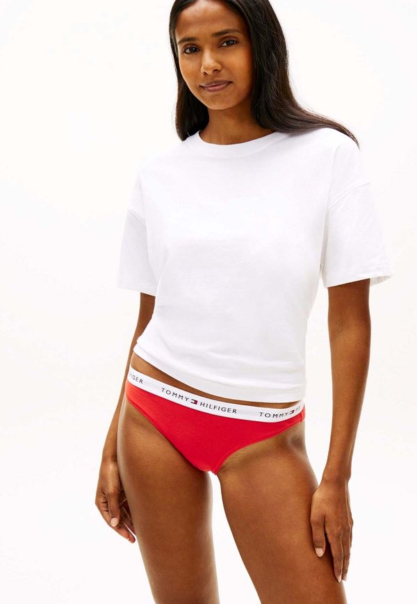 Tommy Hilfiger 3 PACK BIKINI - Briefs - mini floral fire red foggy pi
