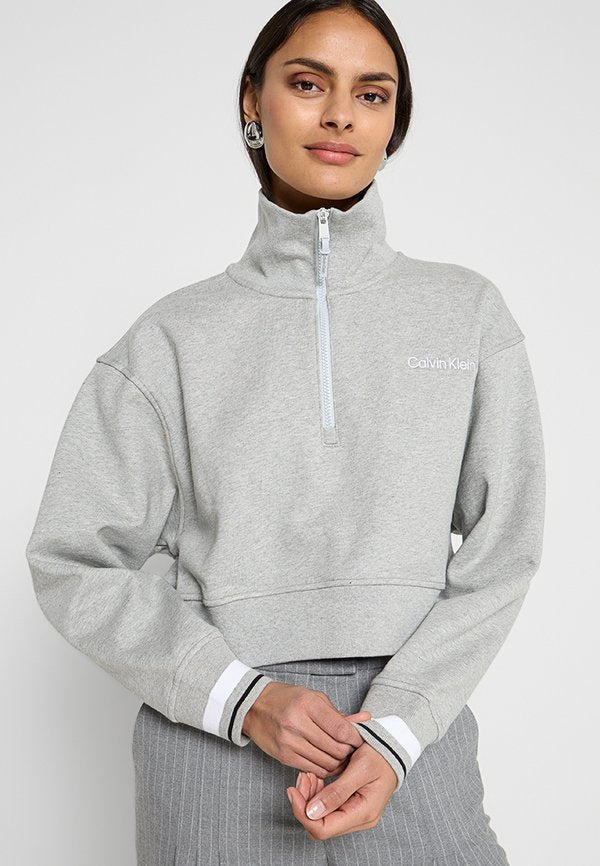 Calvin Klein SPORT ZIP SWEATER WITH GRAPHIC