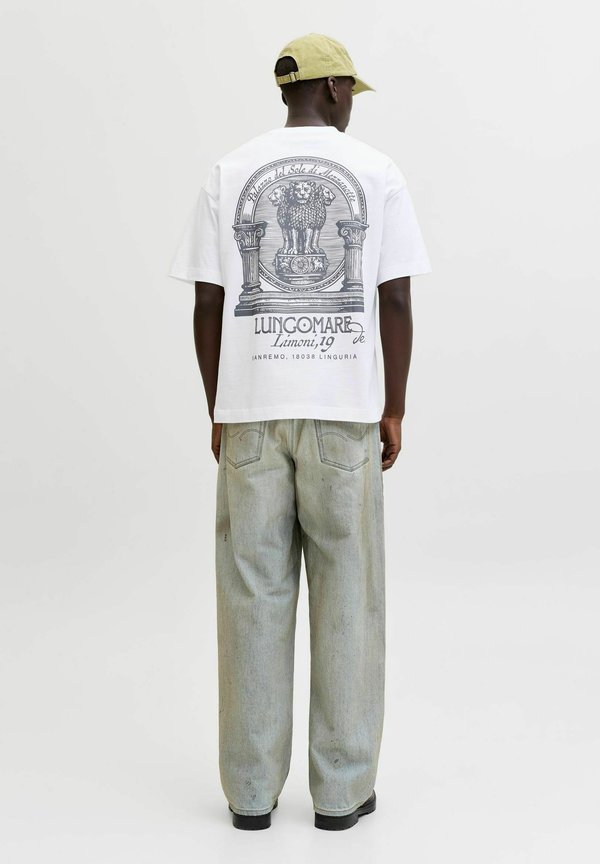 Jack & Jones T- - Print T-shirt - bright white