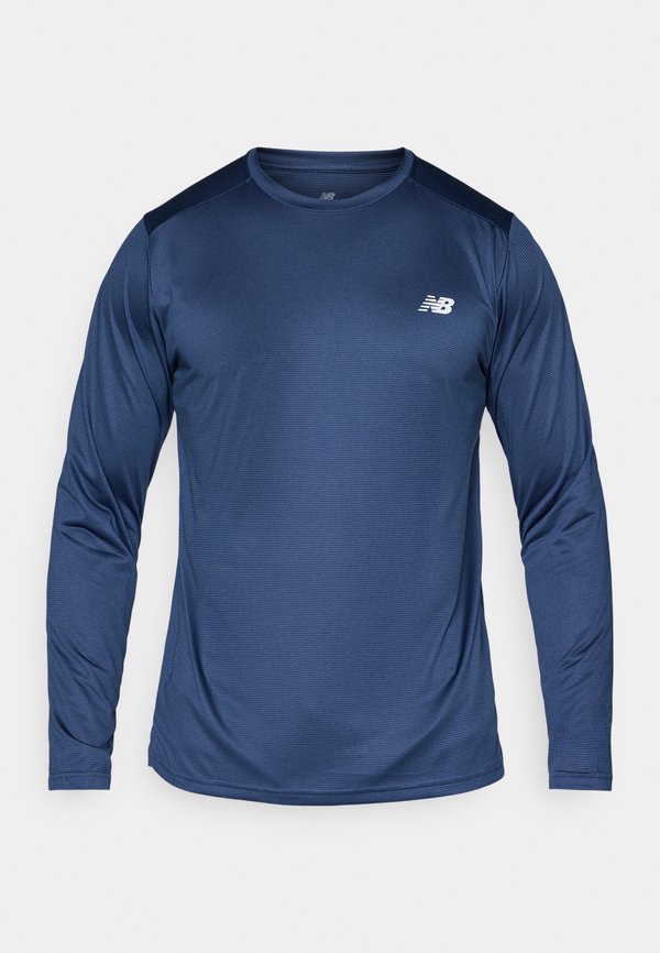 New Balance SPORT ESSENTIALS LONG SLEEVE - Long sleeved top - navy