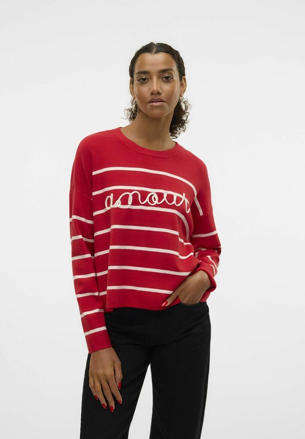 Vero Moda Knitted VMARIA Knitted - Jumper - salsa
