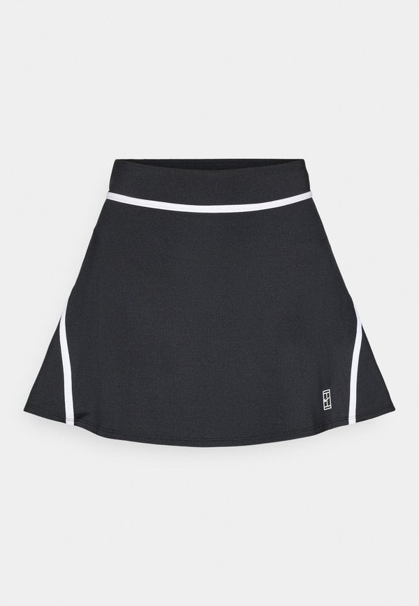 Nike Performance NIKECOURT ADVANTAGE SKIRT NOVELTY - Sports skirt - black/white