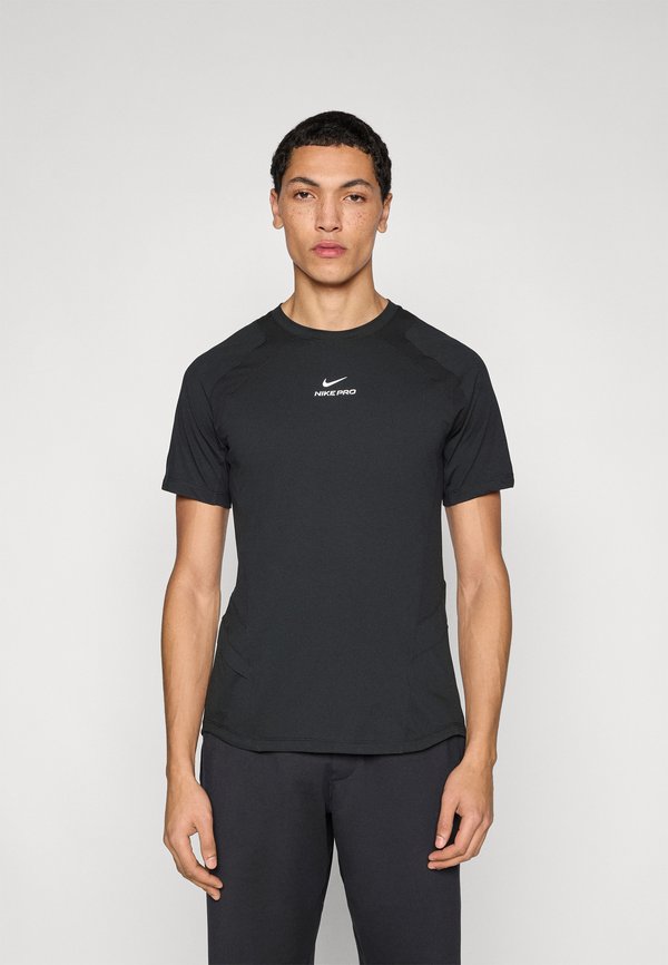 Nike Performance M NP DFADV NPT SS TOP - Sports T-shirt - black/white