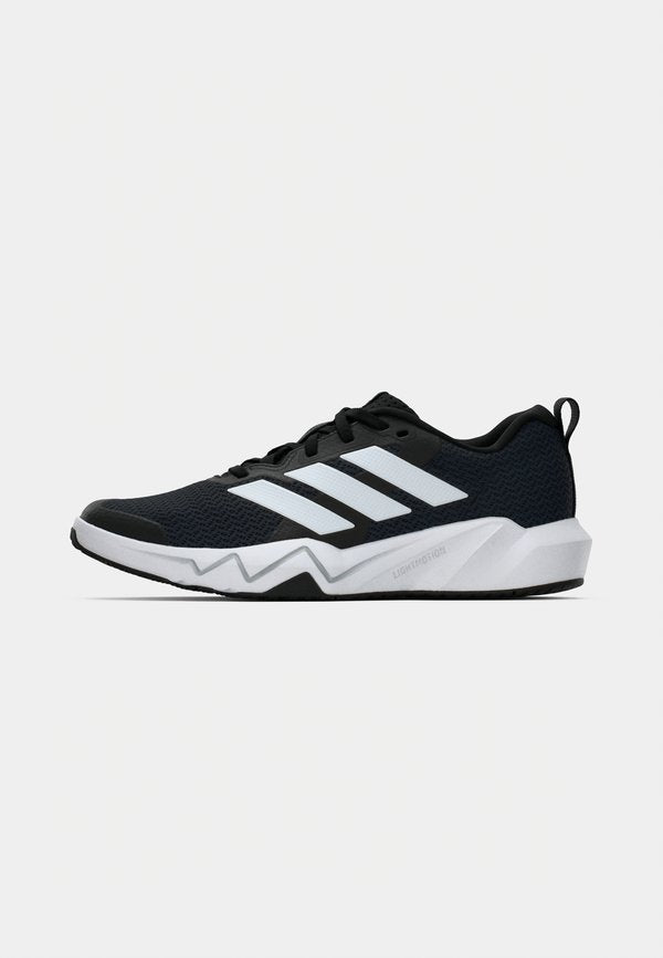 adidas Performance RAPIDMOVE GO - Training shoe - core black/footwear white/silver coloured metallic