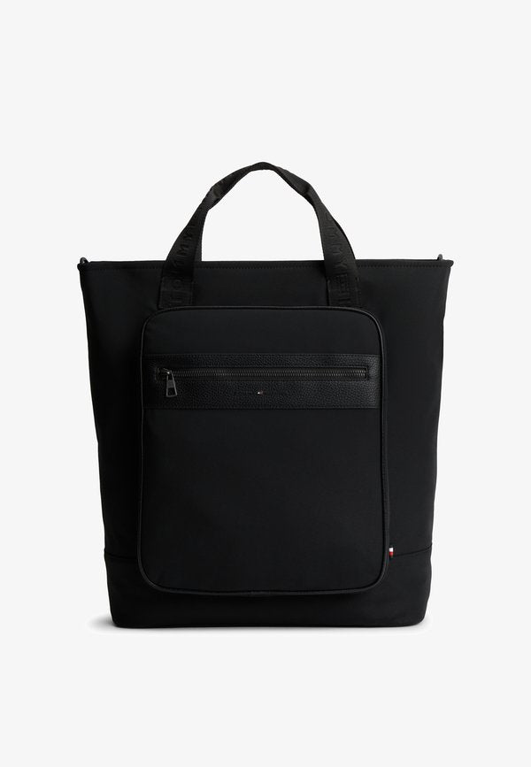 Tommy Hilfiger REPREVE TOTE - Tote bag - black