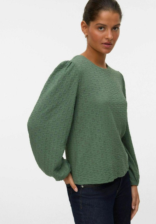 Vero Moda VMFLOWER - Blouse - laurel wreath
