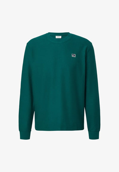 s.Oliver Sweatshirt - tannengrün