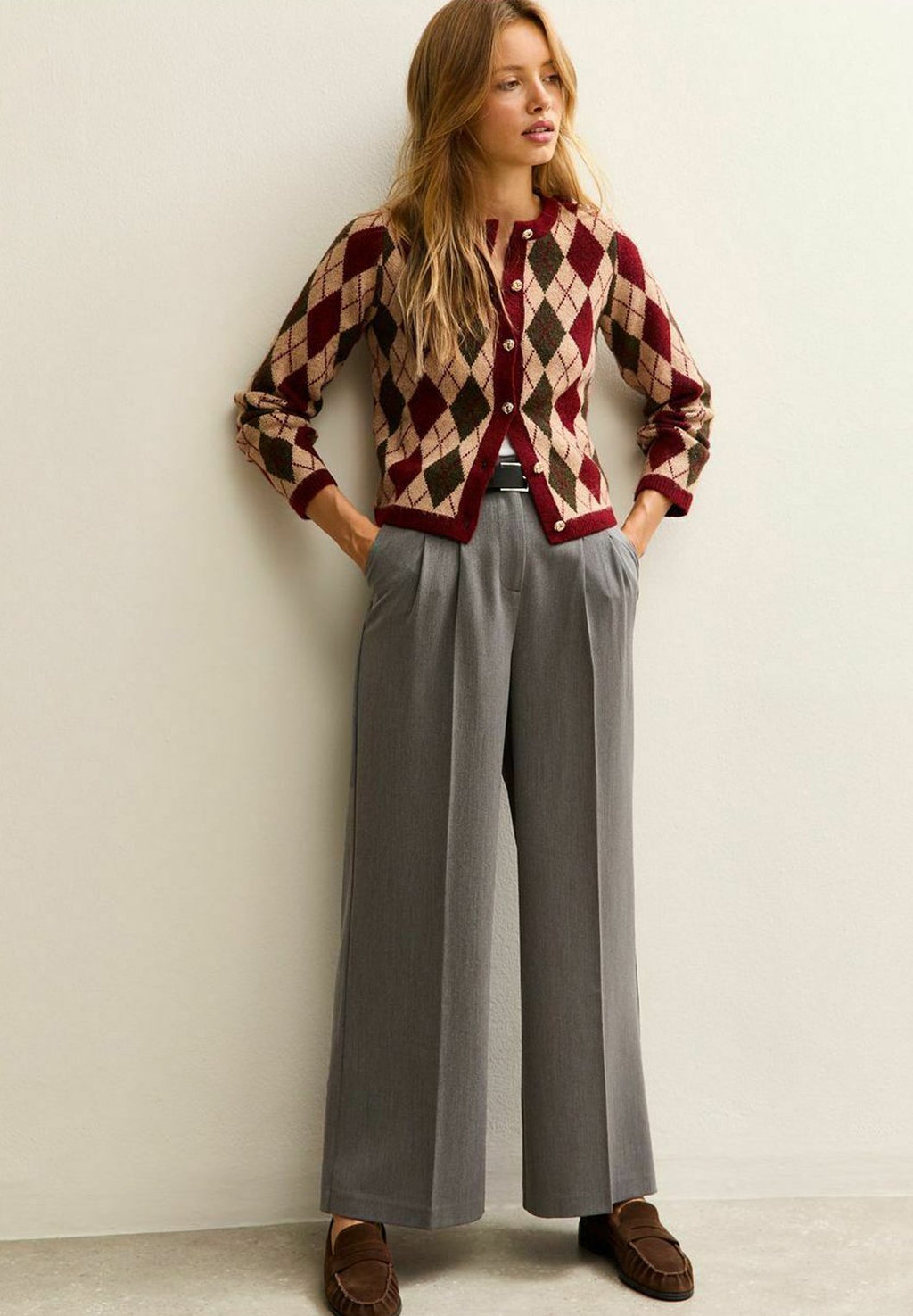 New Look BELTED WIDE LEG TAILORED