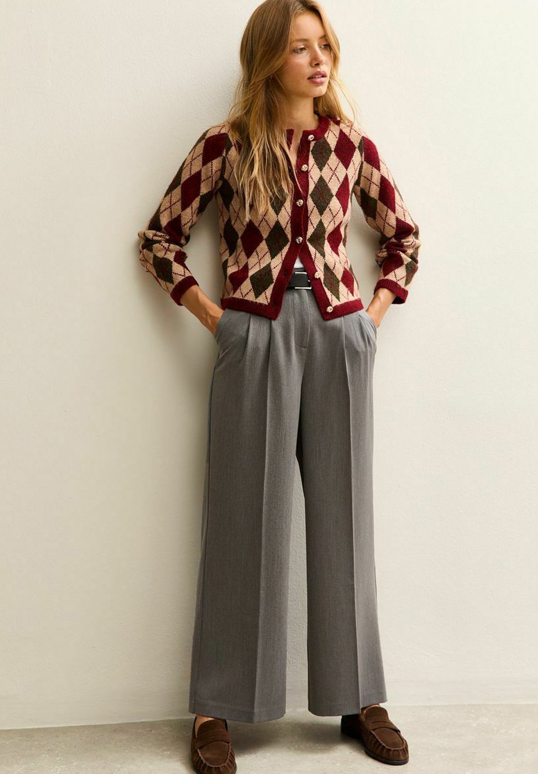 New Look BELTED WIDE LEG TAILORED